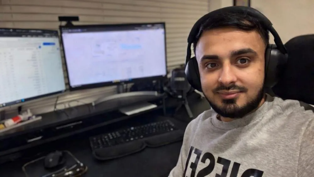Ramial in his office